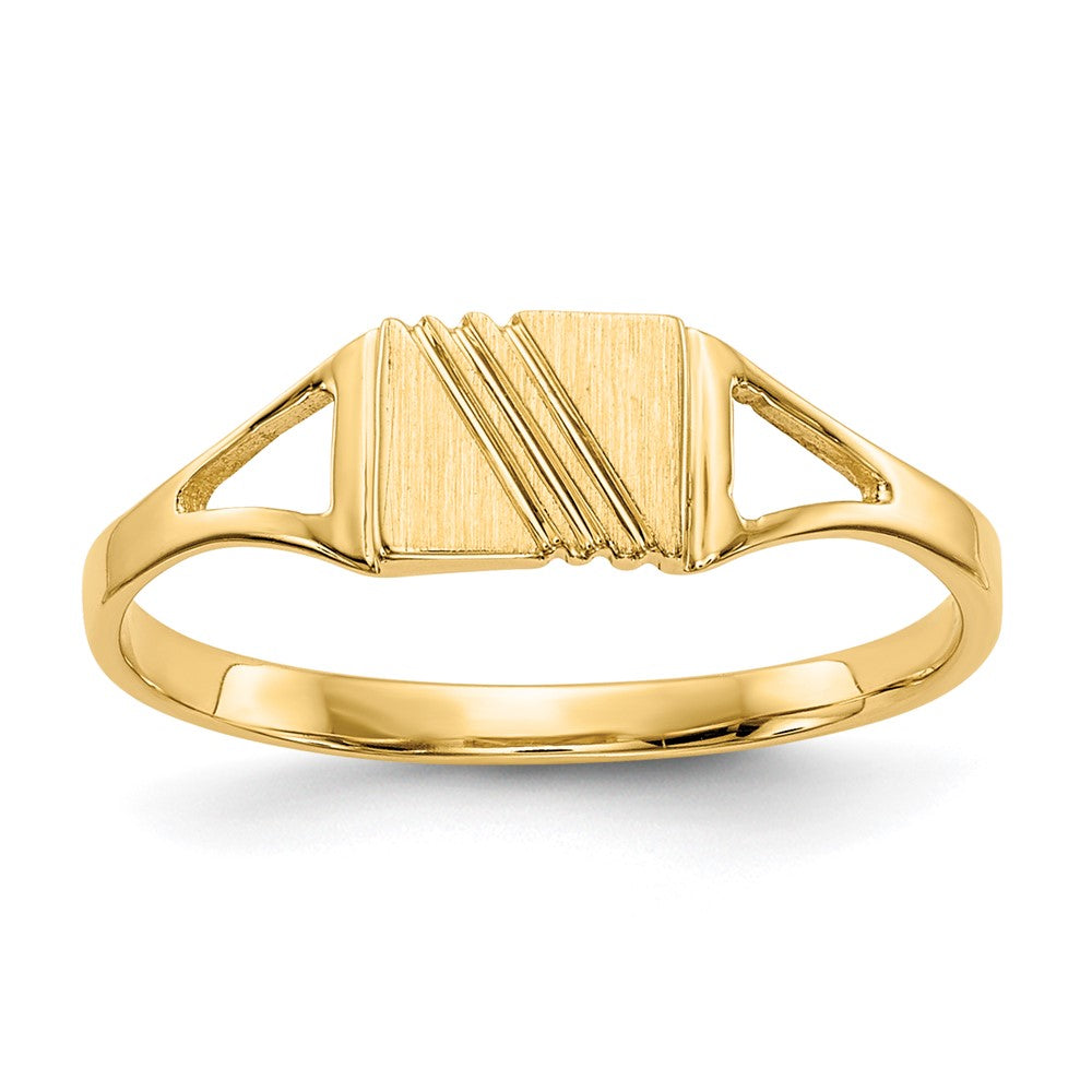 14k Childs Polished & Satin Ring