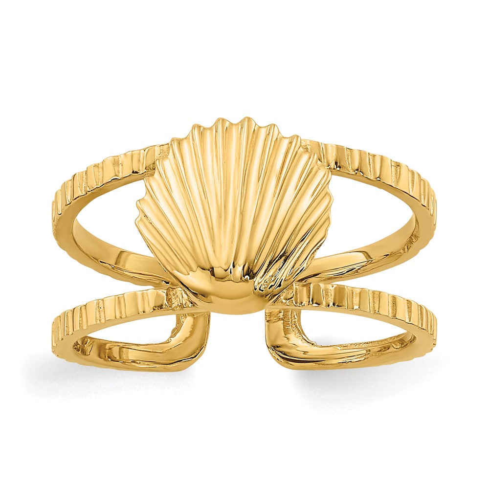14k Sea Shell Toe Ring