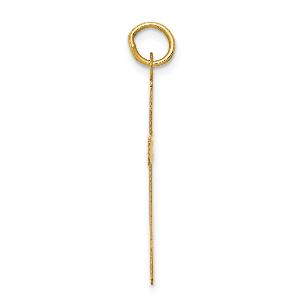 14k Polished Cross Pendant