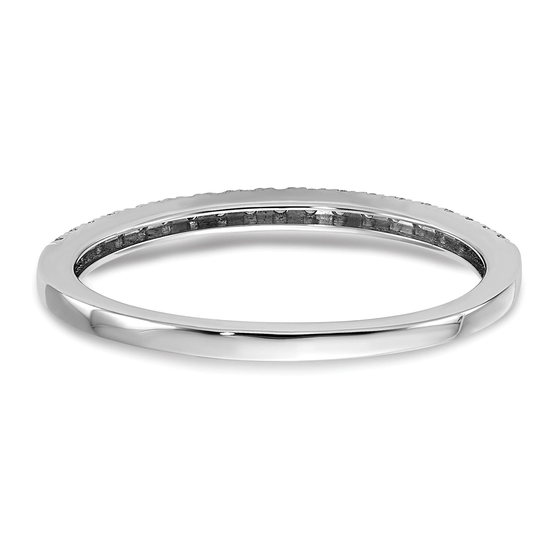 14k White Gold 1/5 carat Lab Grown Diamond VS/SI+ G+ Complete Wedding Band