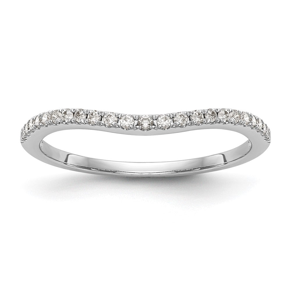 14K White Gold Lab Grown VS/SI FGH Dia Wedding Band