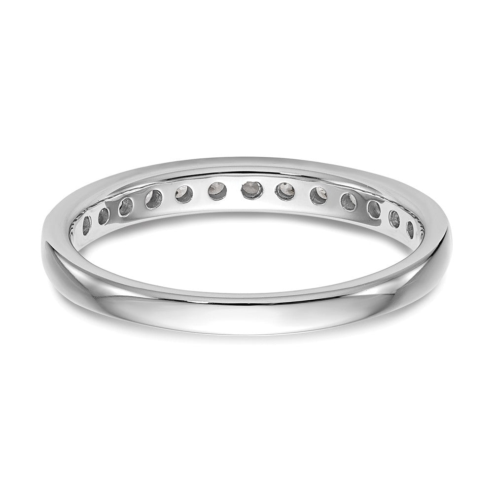14K White Gold Lab Grown Diamond VS/SI FGH Wedding Band