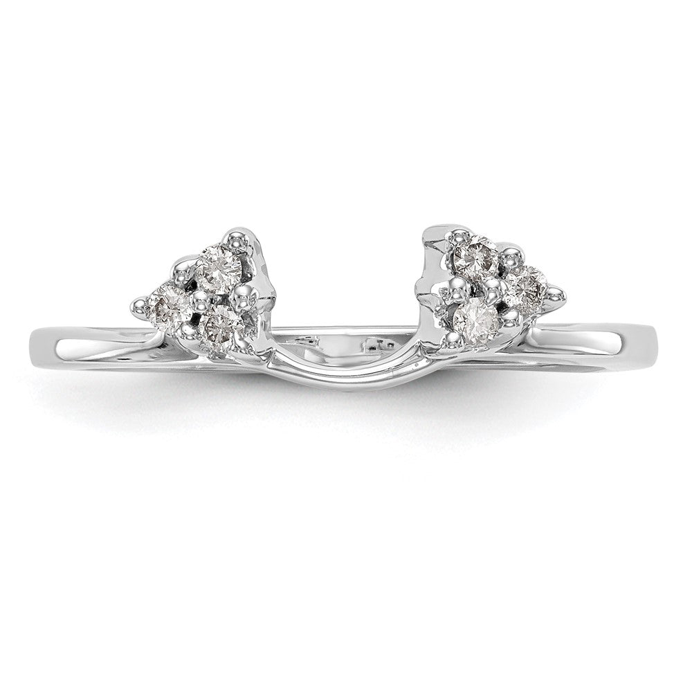 14K White Lab Grown Diamond VS/SI FGH Wrap