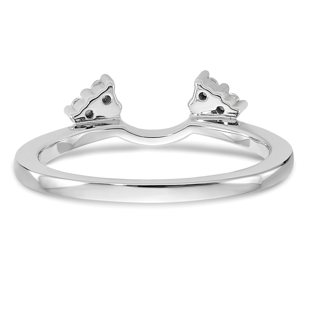 14K White Lab Grown Diamond VS/SI FGH Wrap