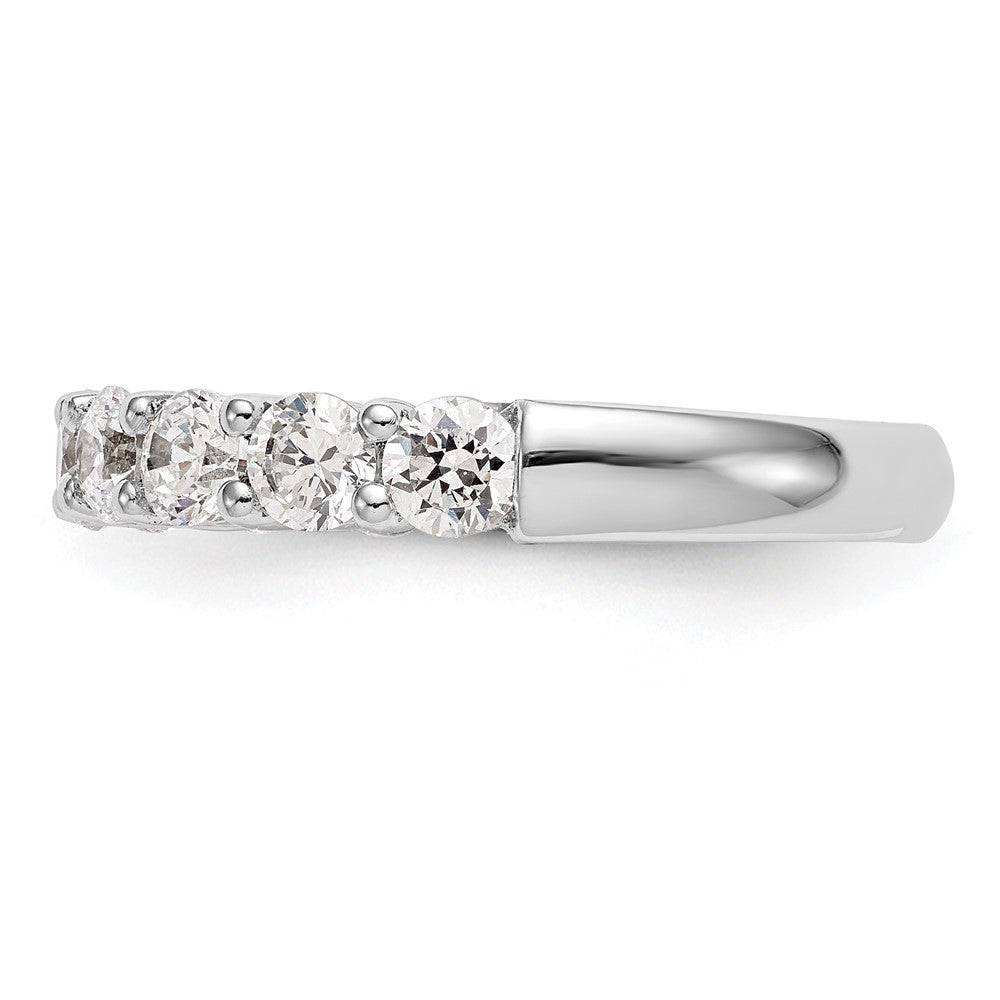 14K White Gold Lab Grown Diamond VS/SI FGH 9-Stone Band