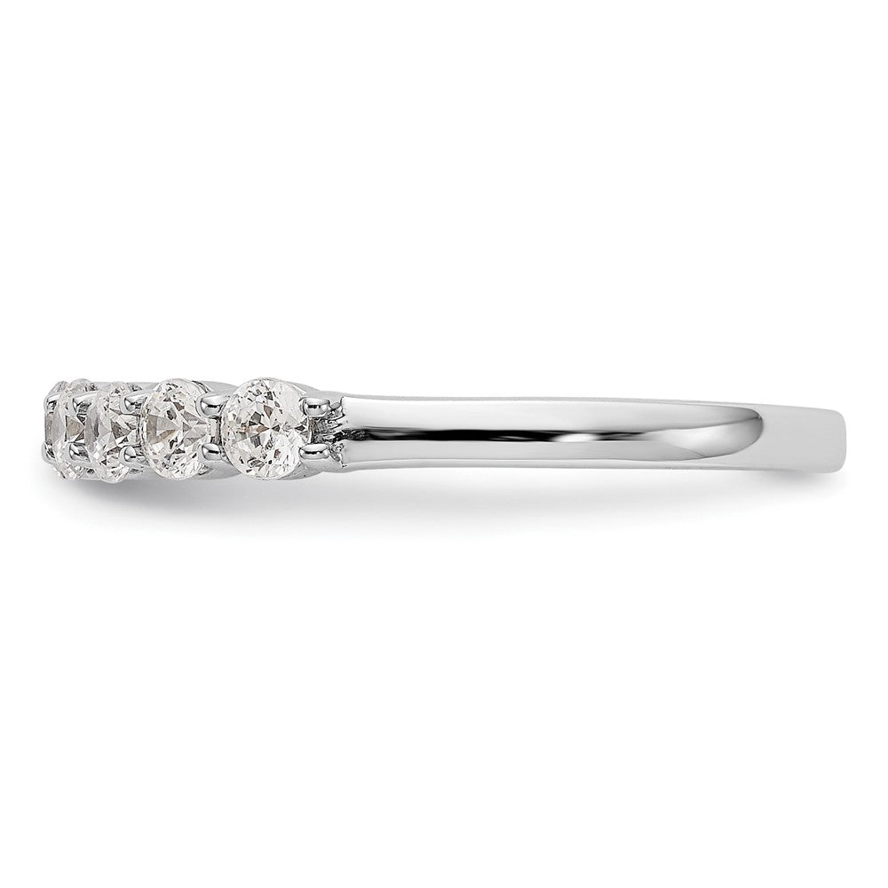 14K White Gold Lab Grown Diamond VS/SI FGH 11-Stone Band