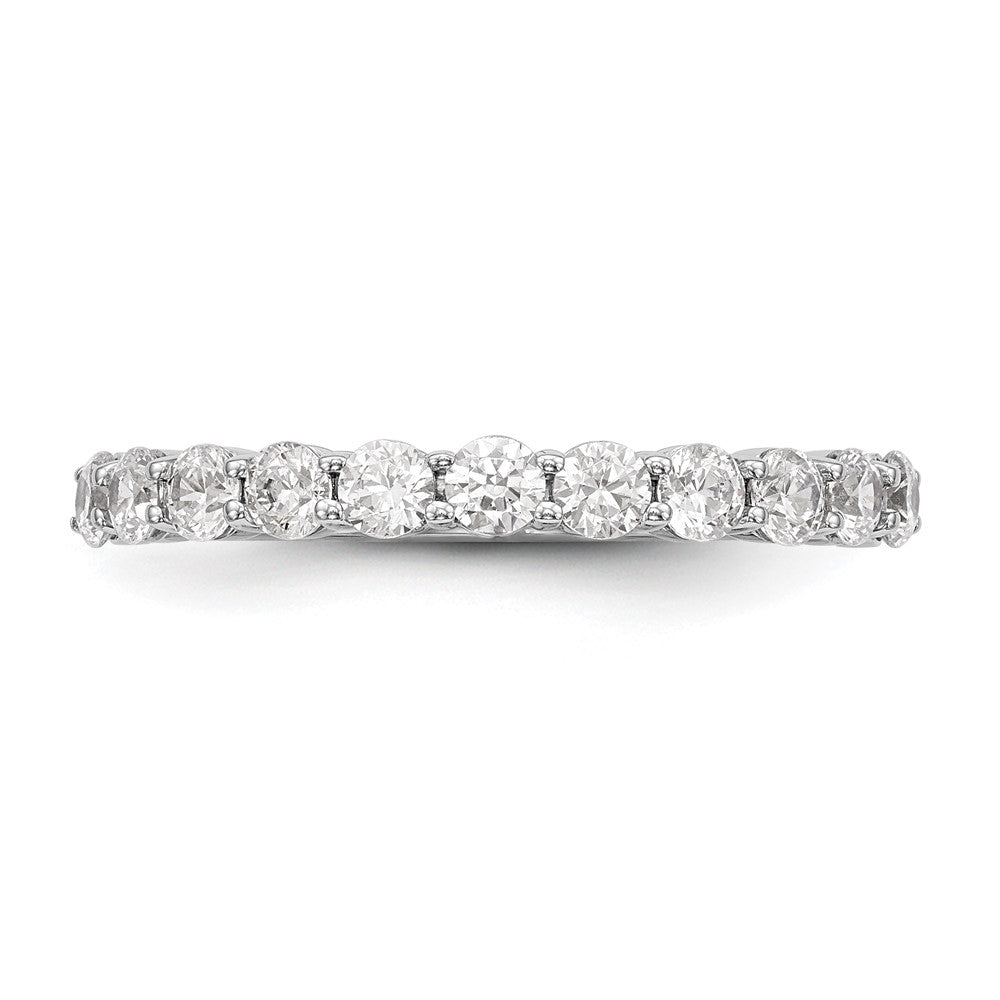 14K White Gold Lab Grown Diamond VS/SI FGH 11-Stone Band