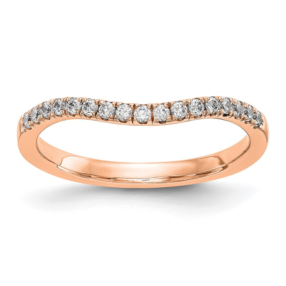 14K Rose Gold Lab Grown Diamond VS/SI FGH Band