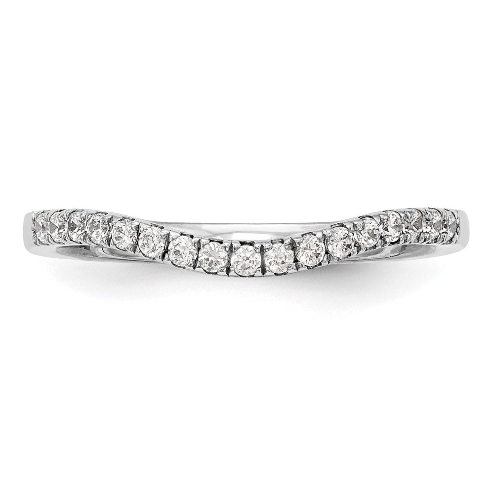 14K White Gold Lab Grown Diamond VS/SI FGH Band