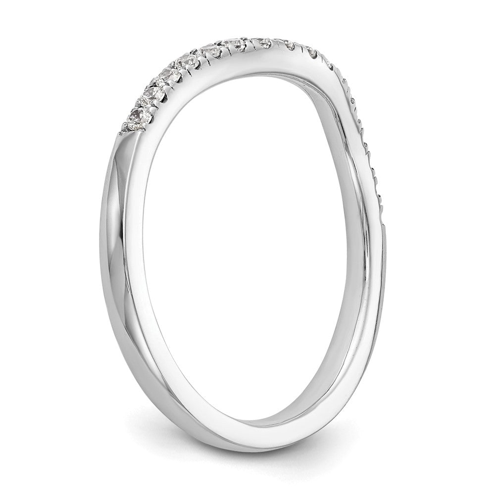 14K White Gold Lab Grown Diamond VS/SI FGH Band