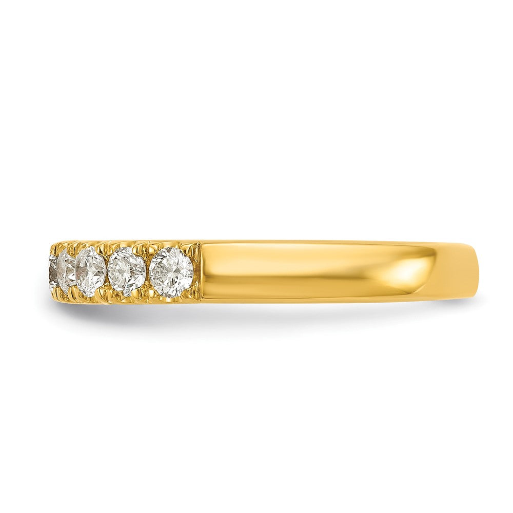 14K Gold Lab Grown Diamond VS/SI FGH 1/2ct Wedding Band
