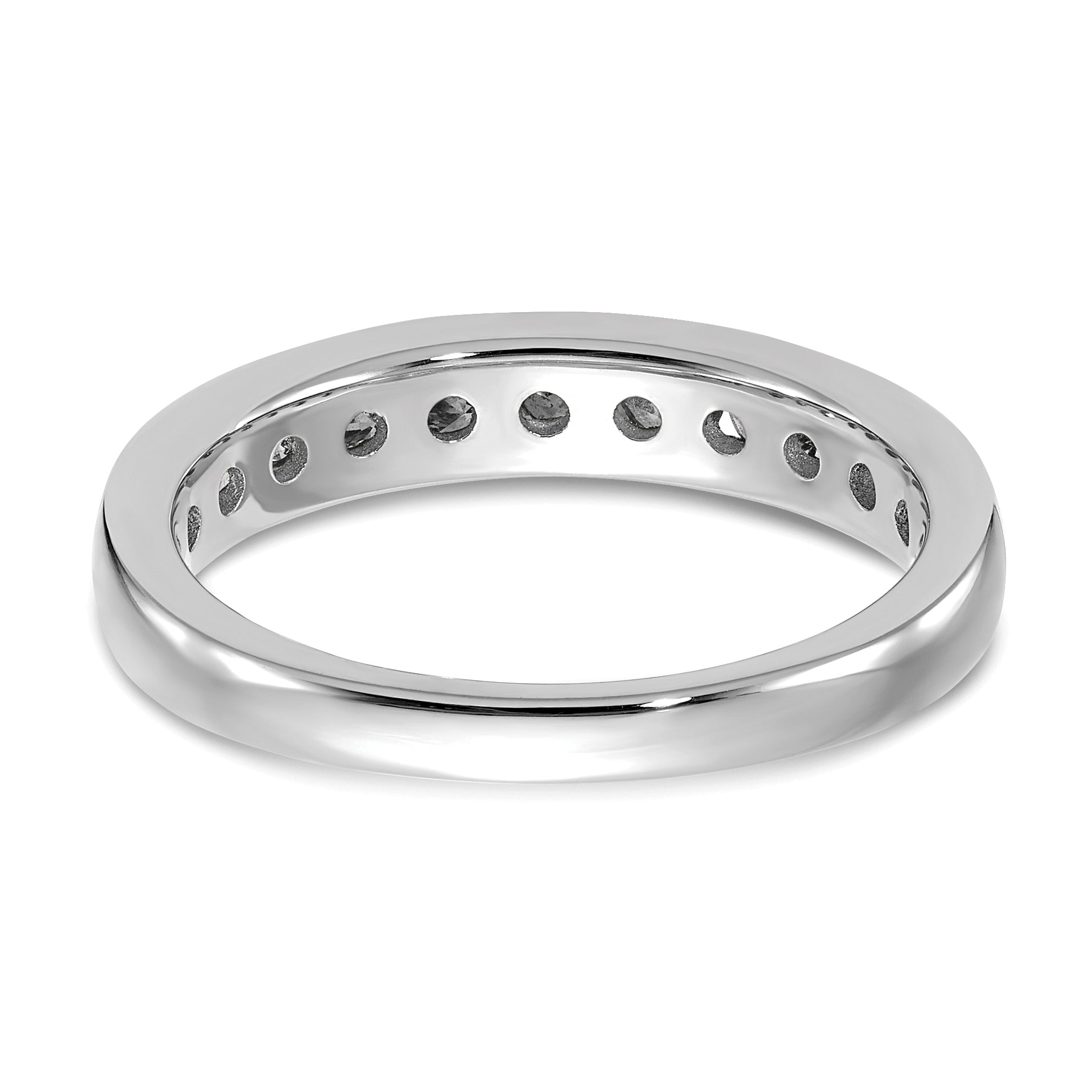 14k 1/5 carat Lab Grown Diamond VS/SI+ G+ Complete Channel Set Band