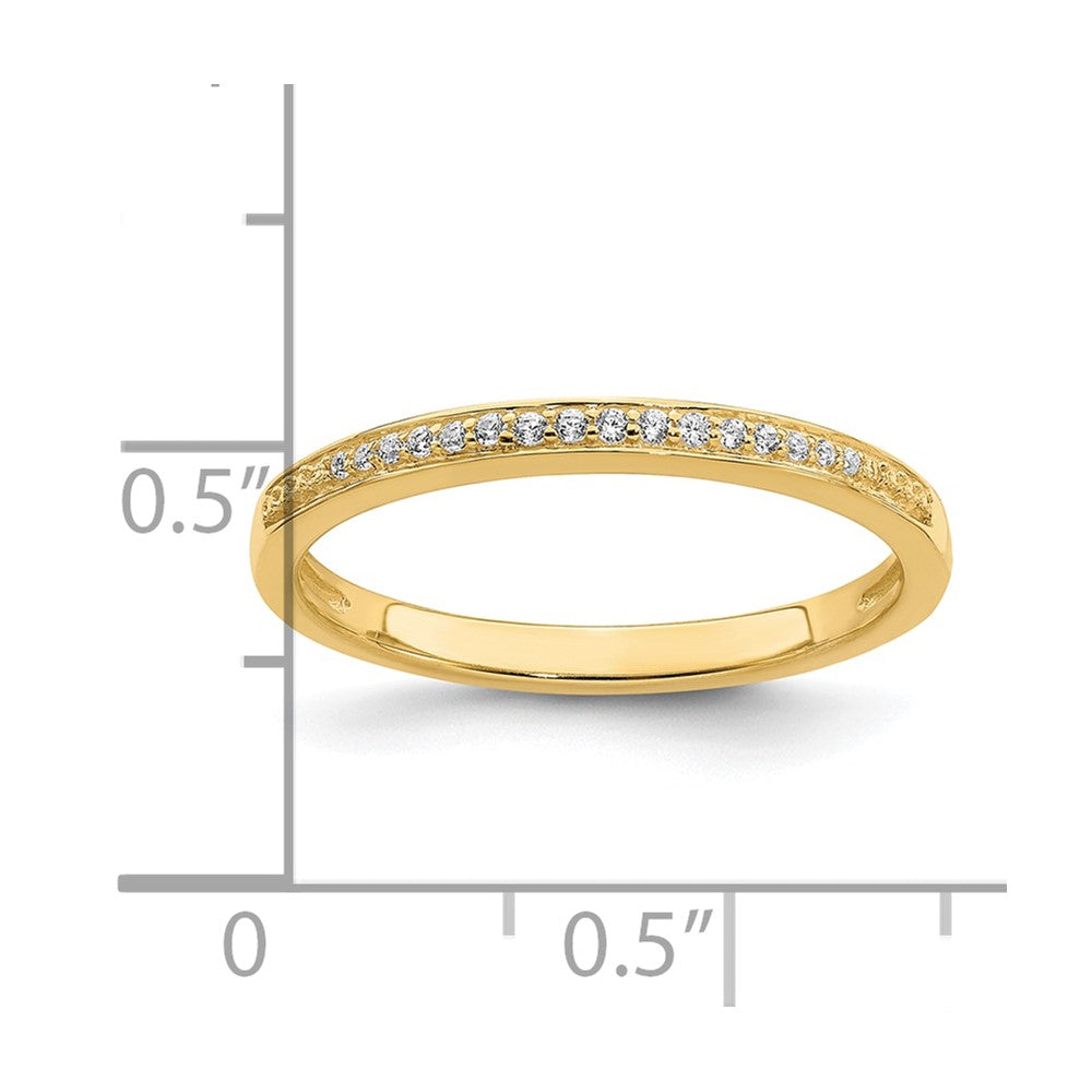 10K Lab Grown VS/SI FGH Dia Wedding Band