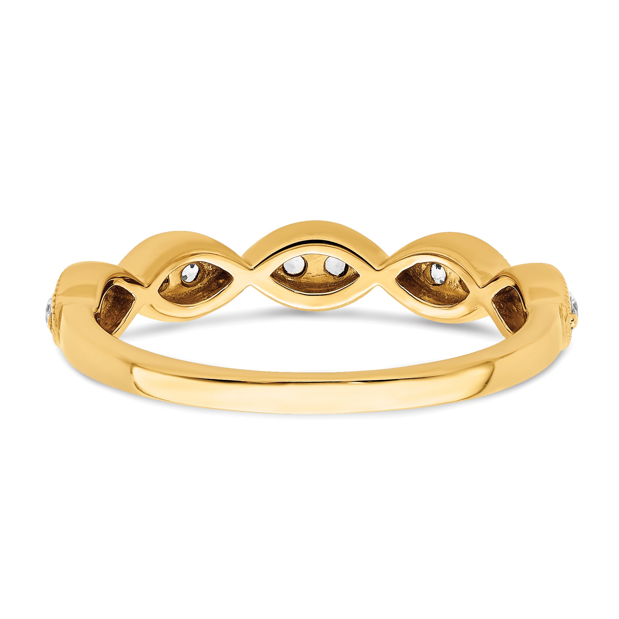 14k 1/4 carat Lab Grown Diamond VS/SI+ G+ Complete Ring