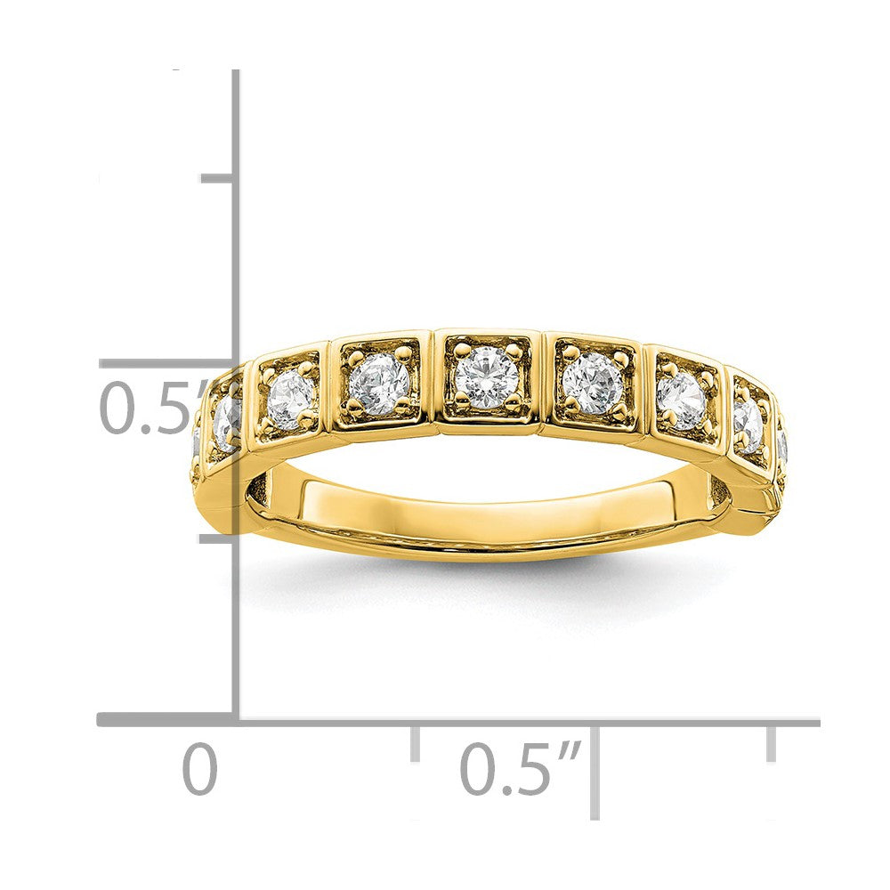 14K Lab Grown Diamond VS/SI FGH Band