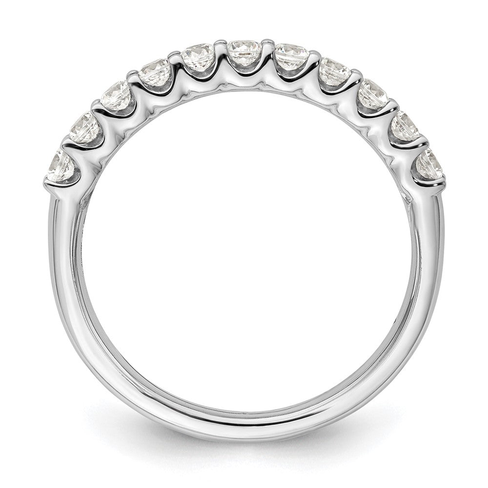 14K White Gold Lab Grown VS/SI FGH Dia Wedding Band, LG quality