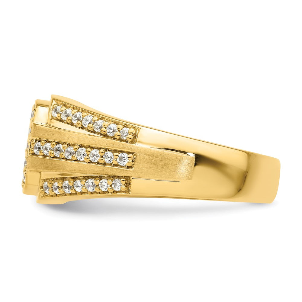 14K Lab Grown VS/SI FGH Dia Men's Ring