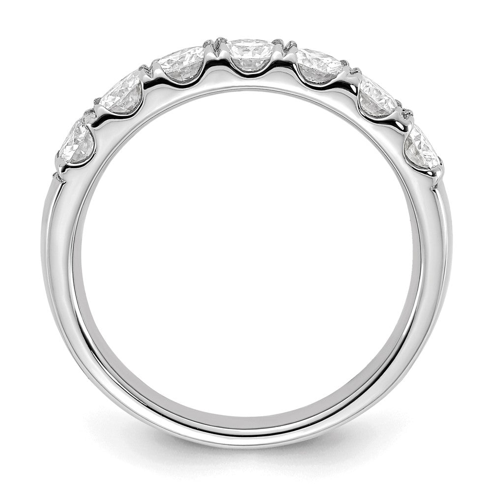 14K White Gold Lab Grown VS/SI FGH Dia 7-Stone Band