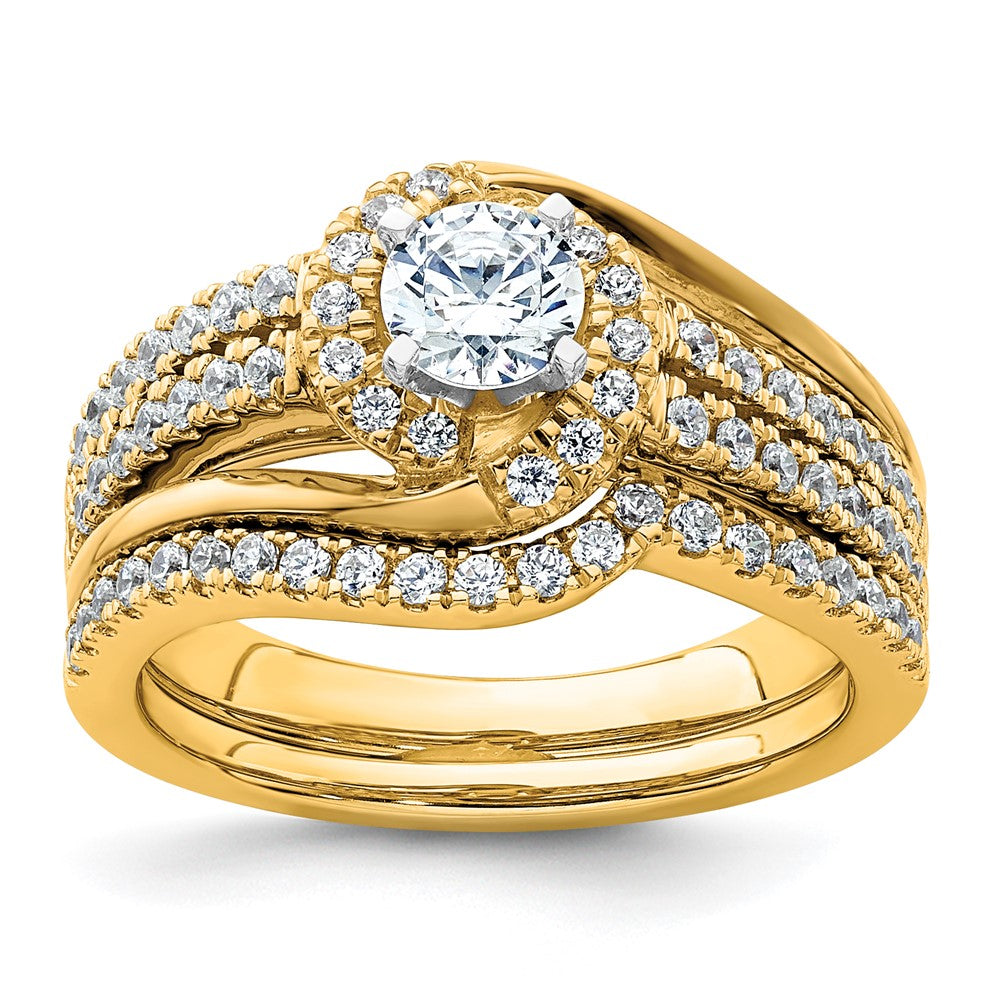 14ky Lab Grown Diamond VS/SI FGH Complete Eng. Ring