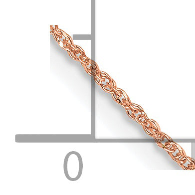 14K Rose Gold 18 Inch .7Mm Ropa With Spring Ring Clasp Chain