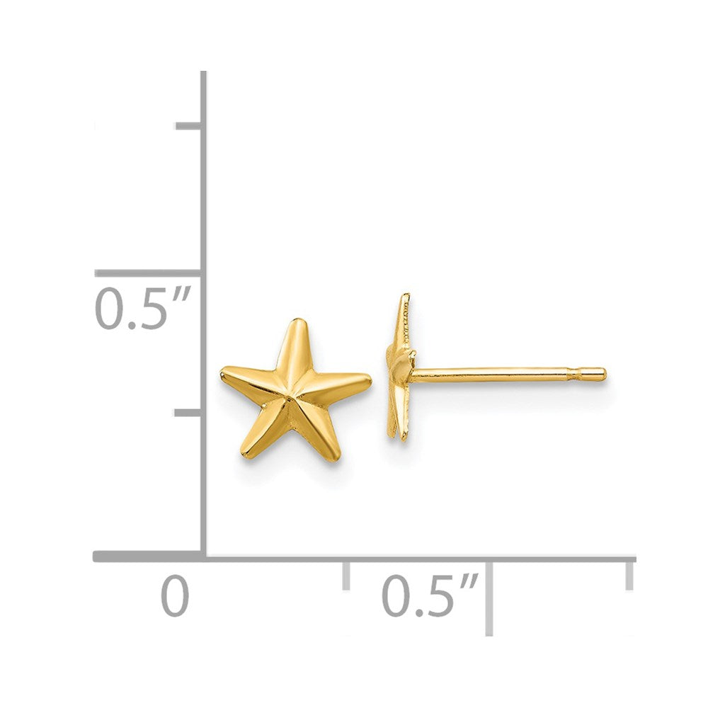 14k Madi K Star Post Earrings