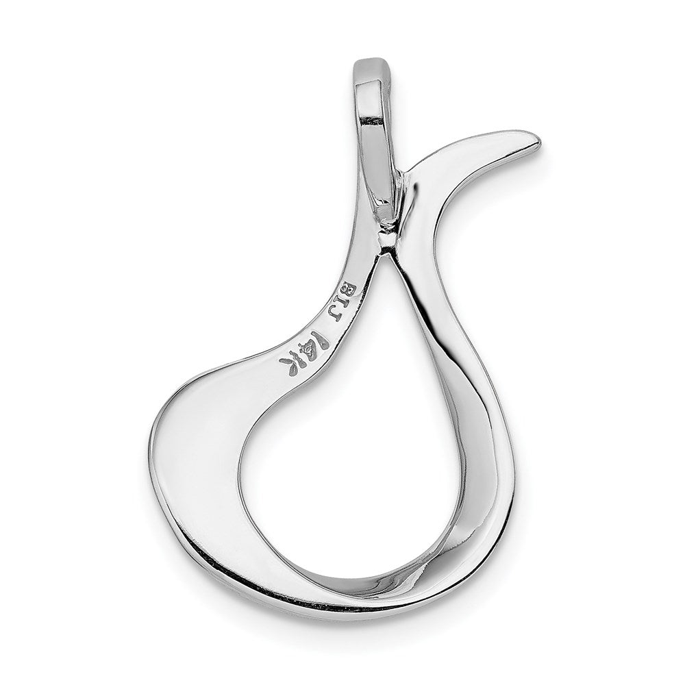 14k White Gold Slide