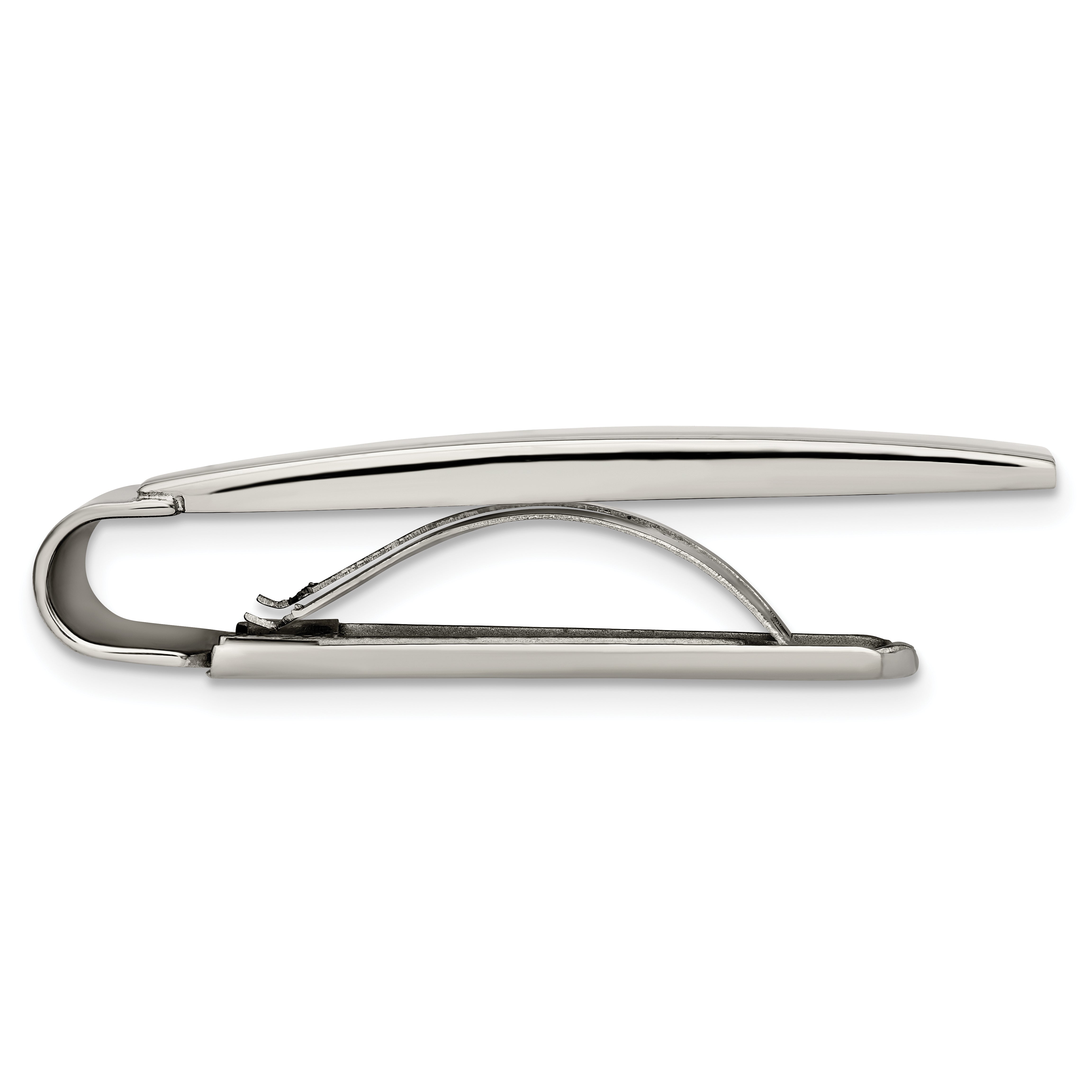 Chisel Stainless Steel Brushed And Polished Money Clip