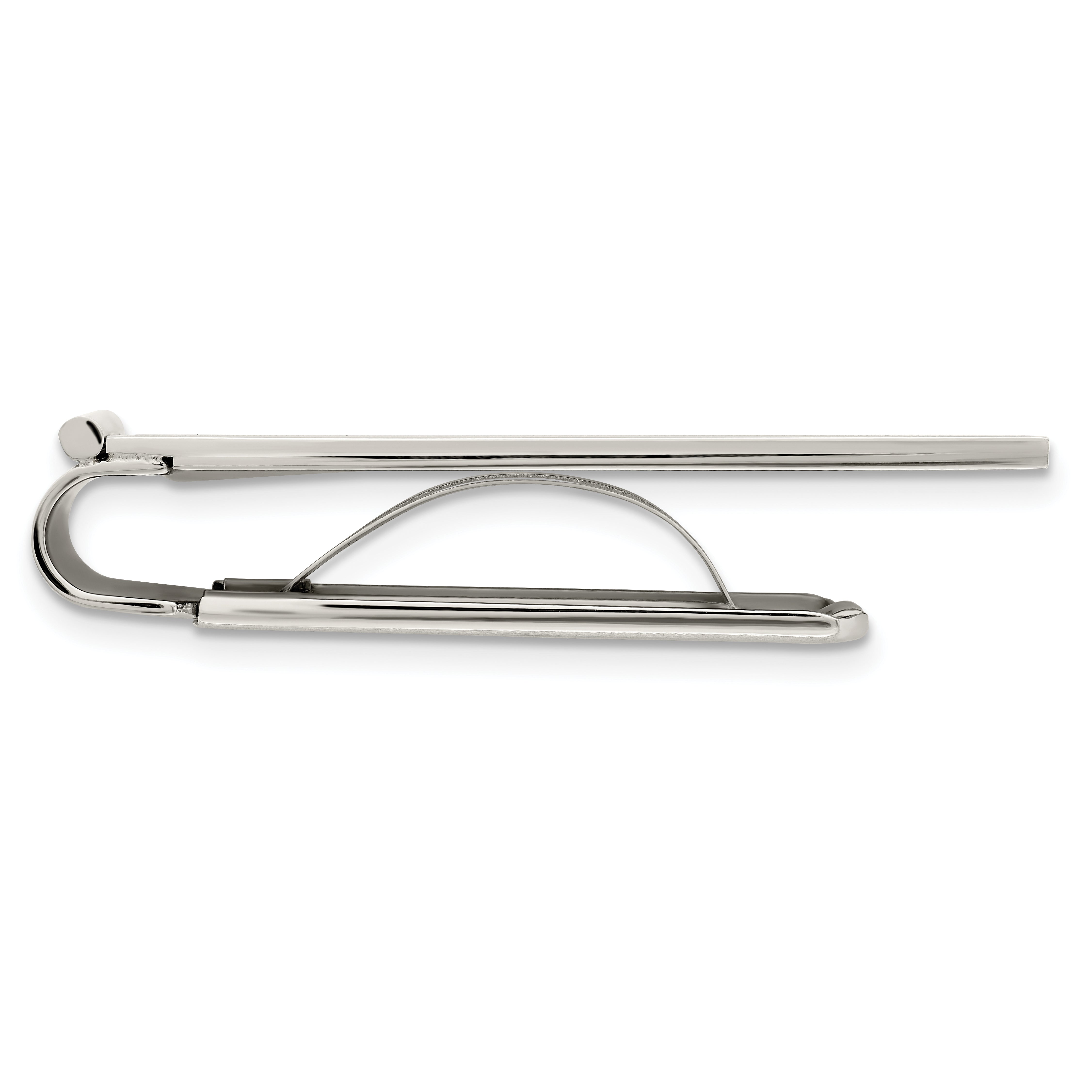 Chisel Stainless Steel Brushed And Polished Money Clip