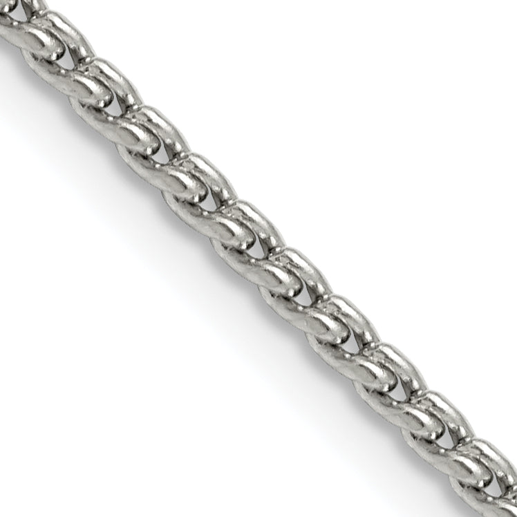 Chisel Stainless Steel Polished 2.5mm 16 inch Fancy Link Chain
