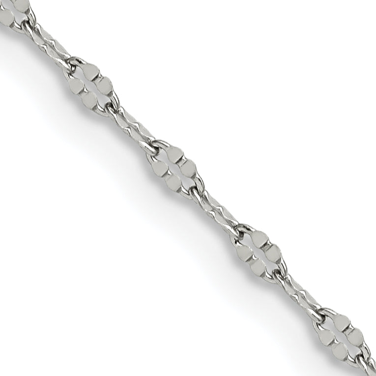 Chisel Stainless Steel Polished 16 inch Fancy Link Chain