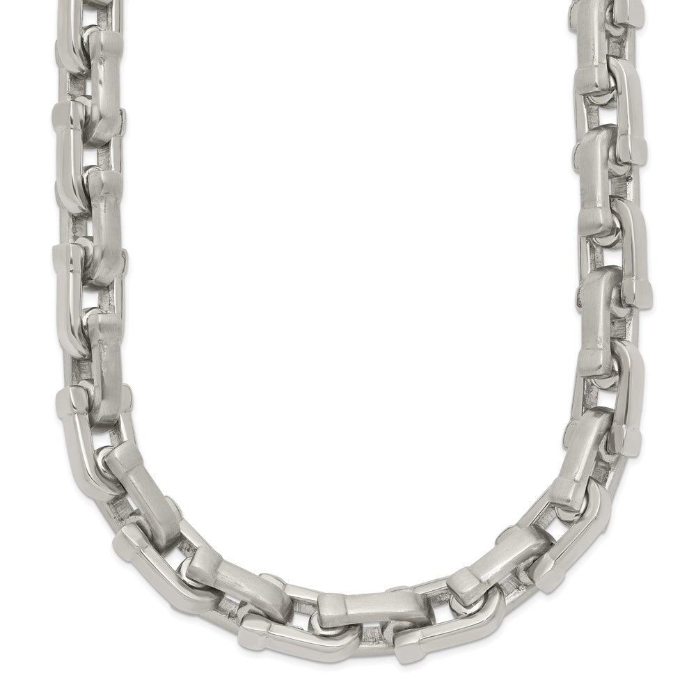 Chisel Stainless Steel Brushed and Polished 24 inch Necklace