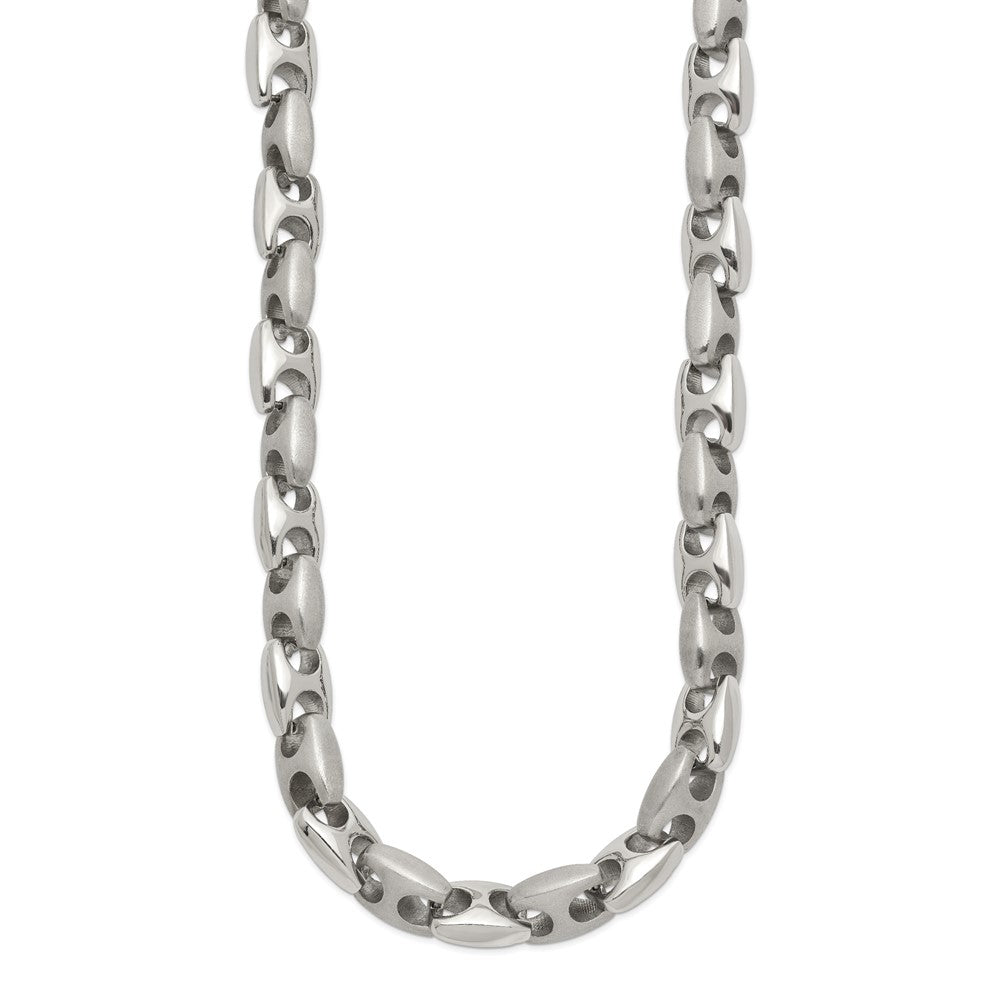 Chisel Stainless Steel Brushed and Polished 20 inch Necklace