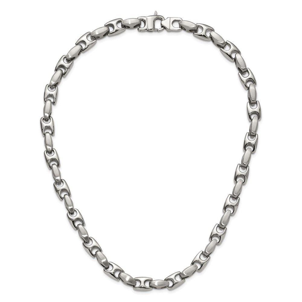 Chisel Stainless Steel Brushed and Polished 20 inch Necklace