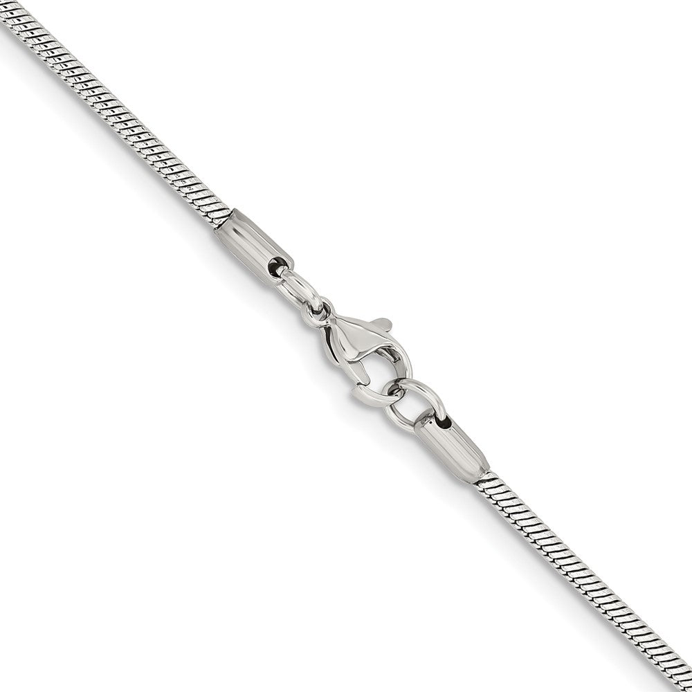 Chisel Stainless Steel Polished 2mm 20 inch Snake Chain