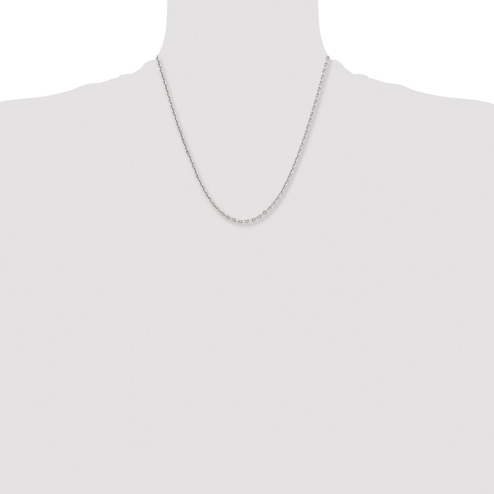 Chisel Stainless Steel Polished 3.4mm 20 inch Cable Chain