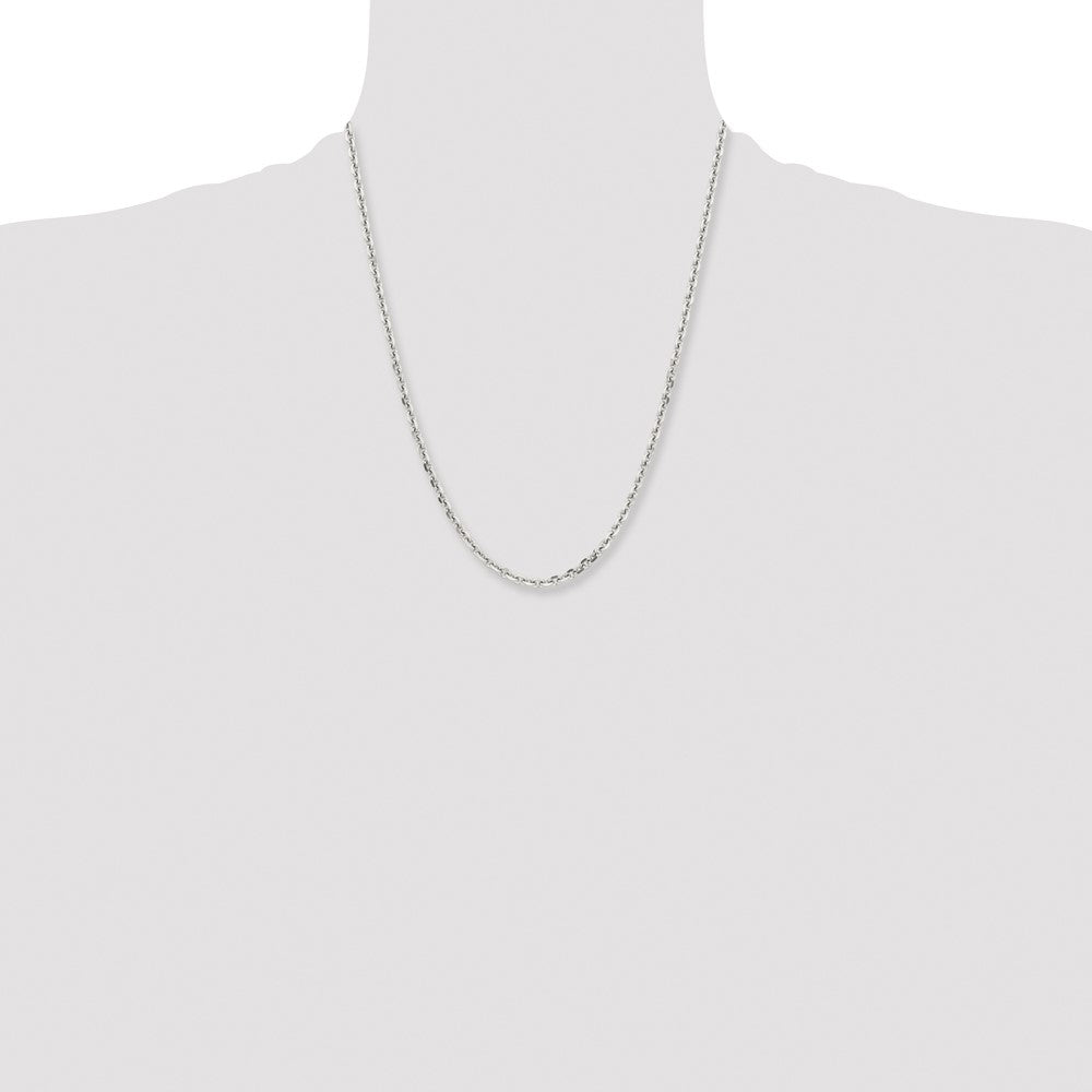 Chisel Stainless Steel Polished 4.3mm 22 inch Cable Chain