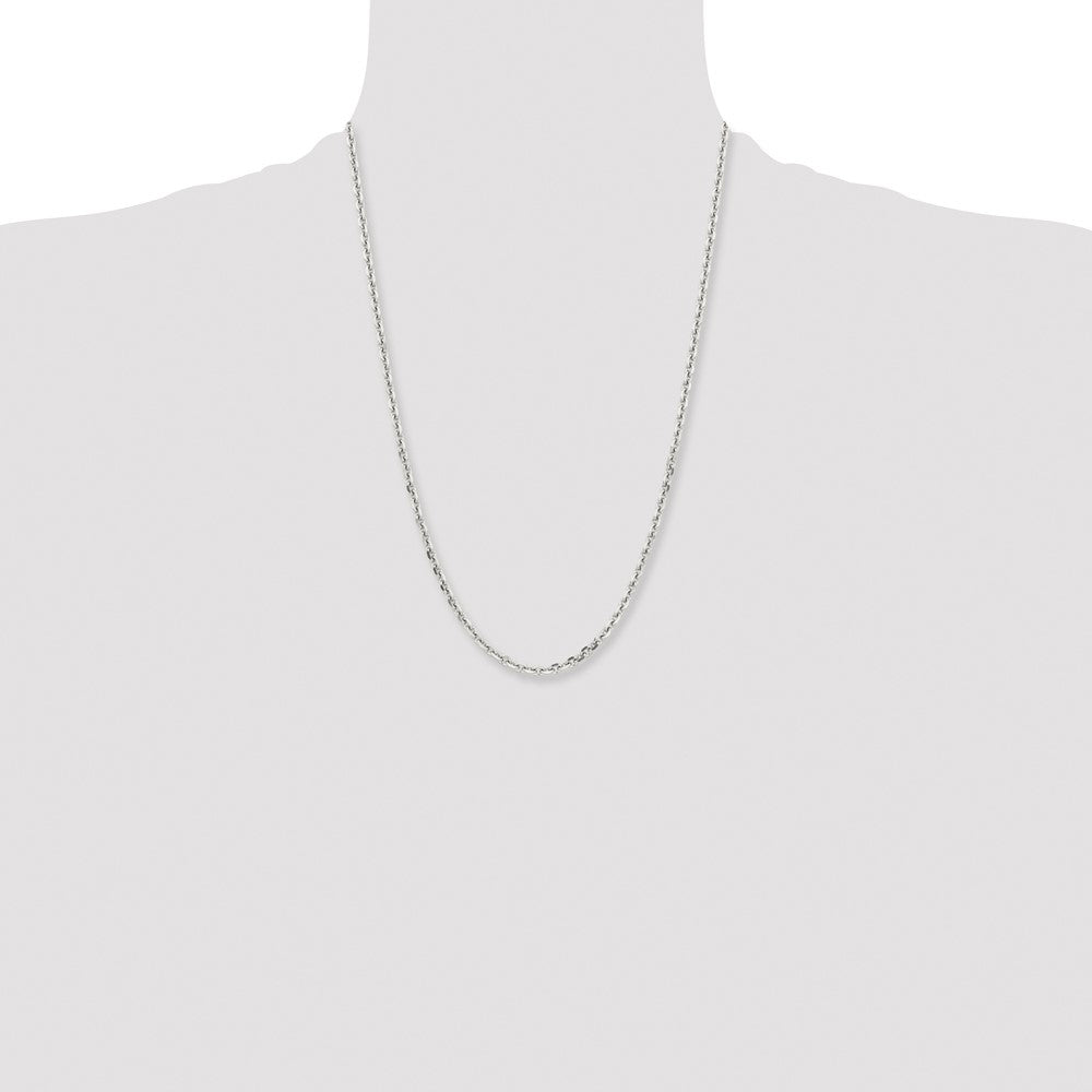 Chisel Stainless Steel Polished 4.3mm 24 inch Cable Chain