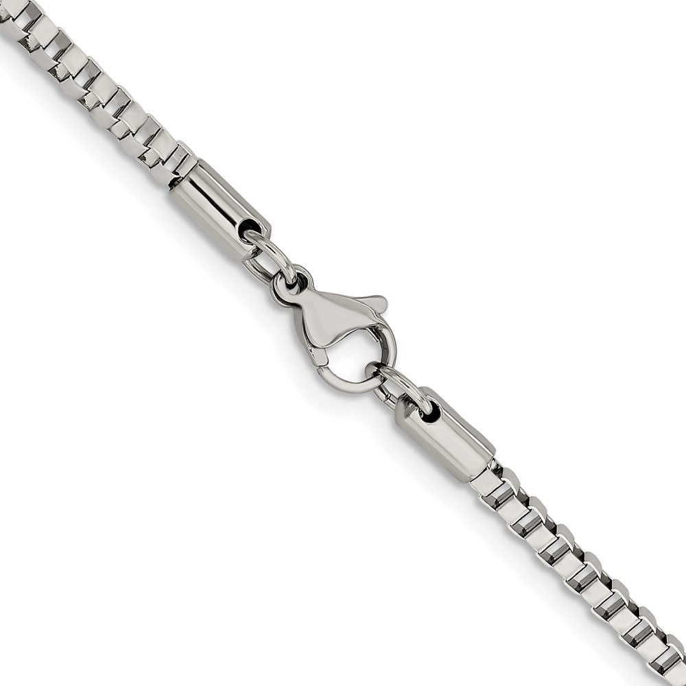 Chisel Stainless Steel Polished 3.2mm 30 inch Box Chain