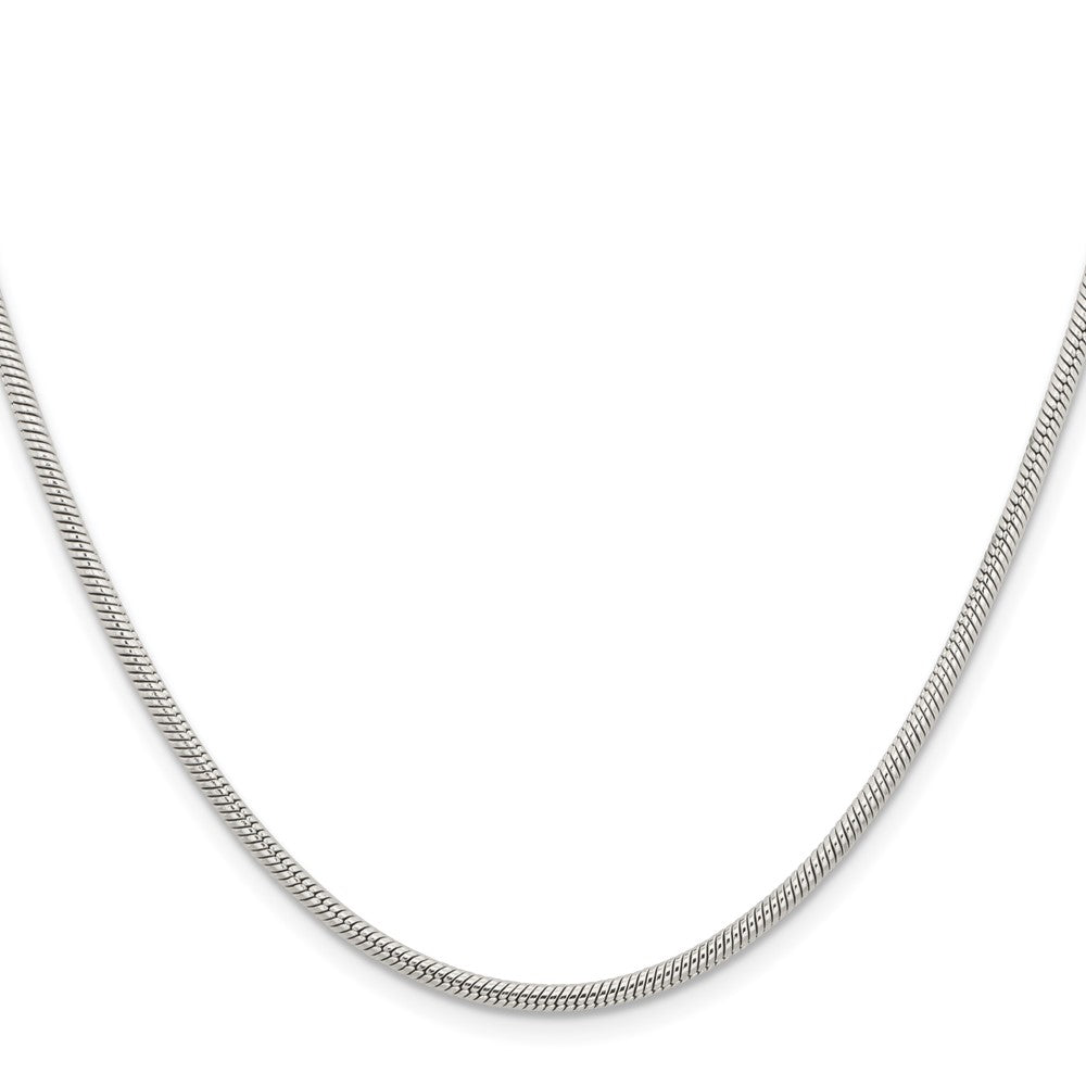 Chisel Stainless Steel Polished 2.4mm 24 inch Snake Chain