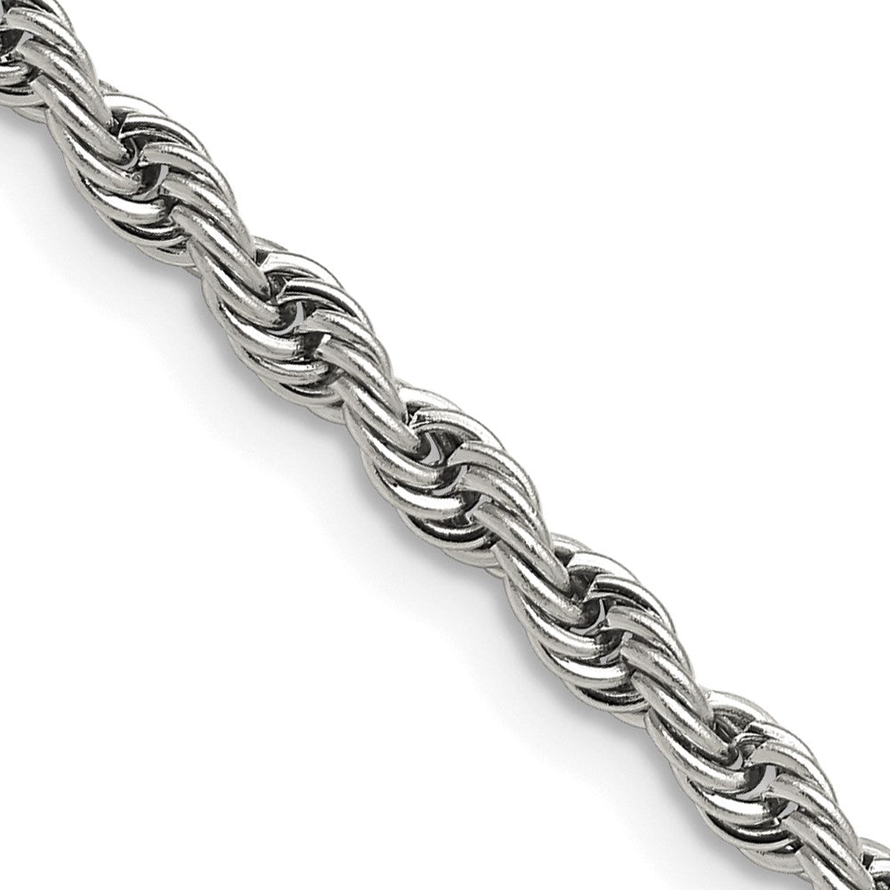 Chisel Stainless Steel Polished 4mm 20 inch Rope Chain