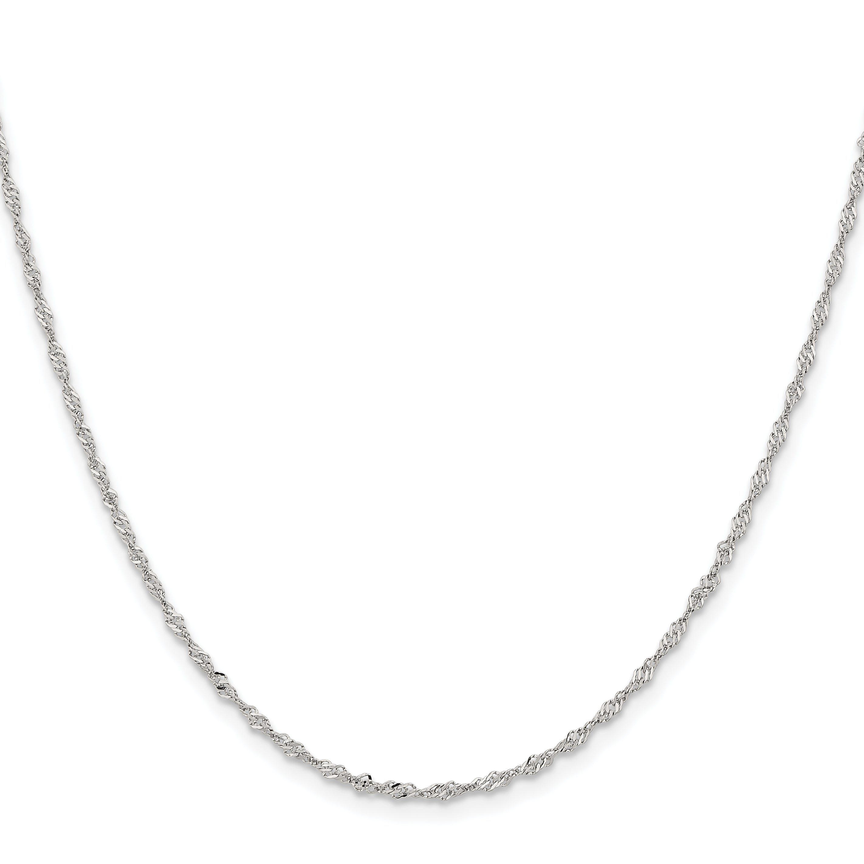 Chisel Stainless Steel Polished 2mm 20 inch Singapore Chain