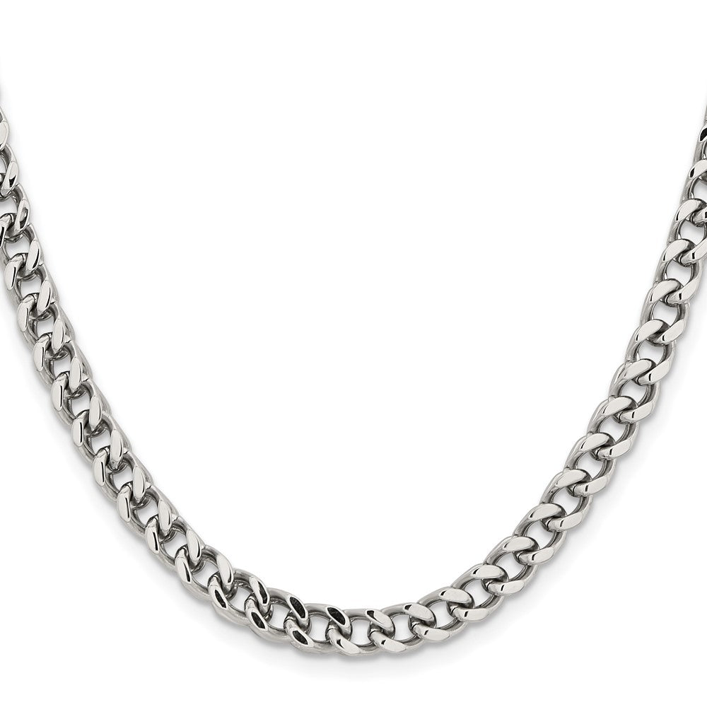 Chisel Stainless Steel Polished 5.5mm 22 inch Franco Chain