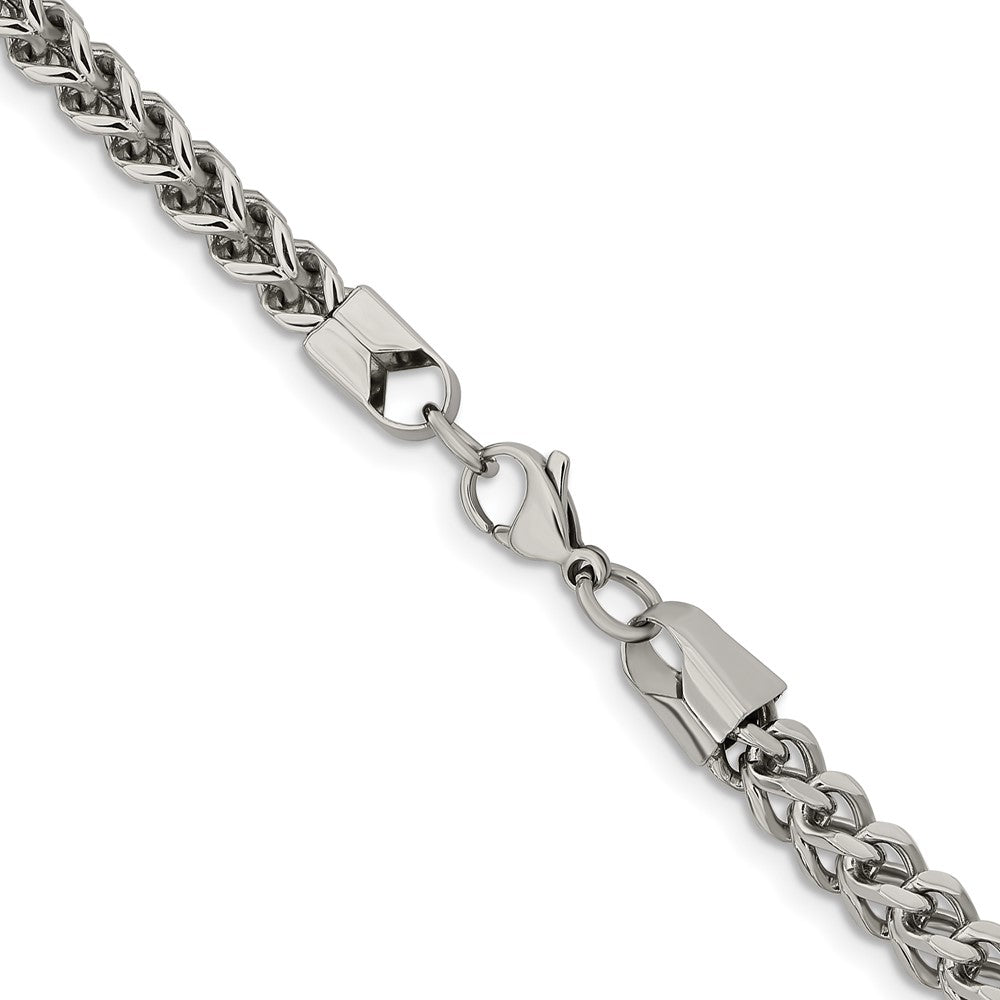 Chisel Stainless Steel Polished 5.5mm 24 inch Franco Chain