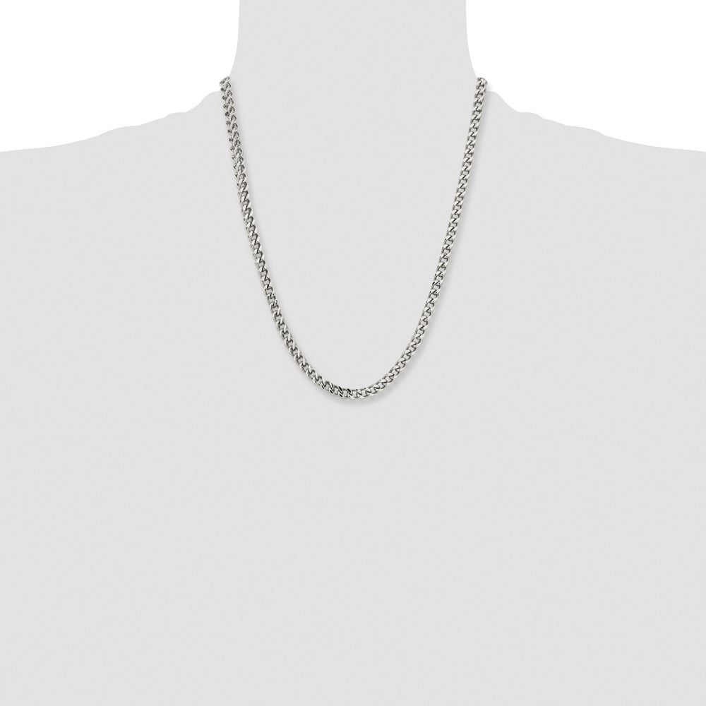 Chisel Stainless Steel Polished 5.5mm 22 inch Franco Chain