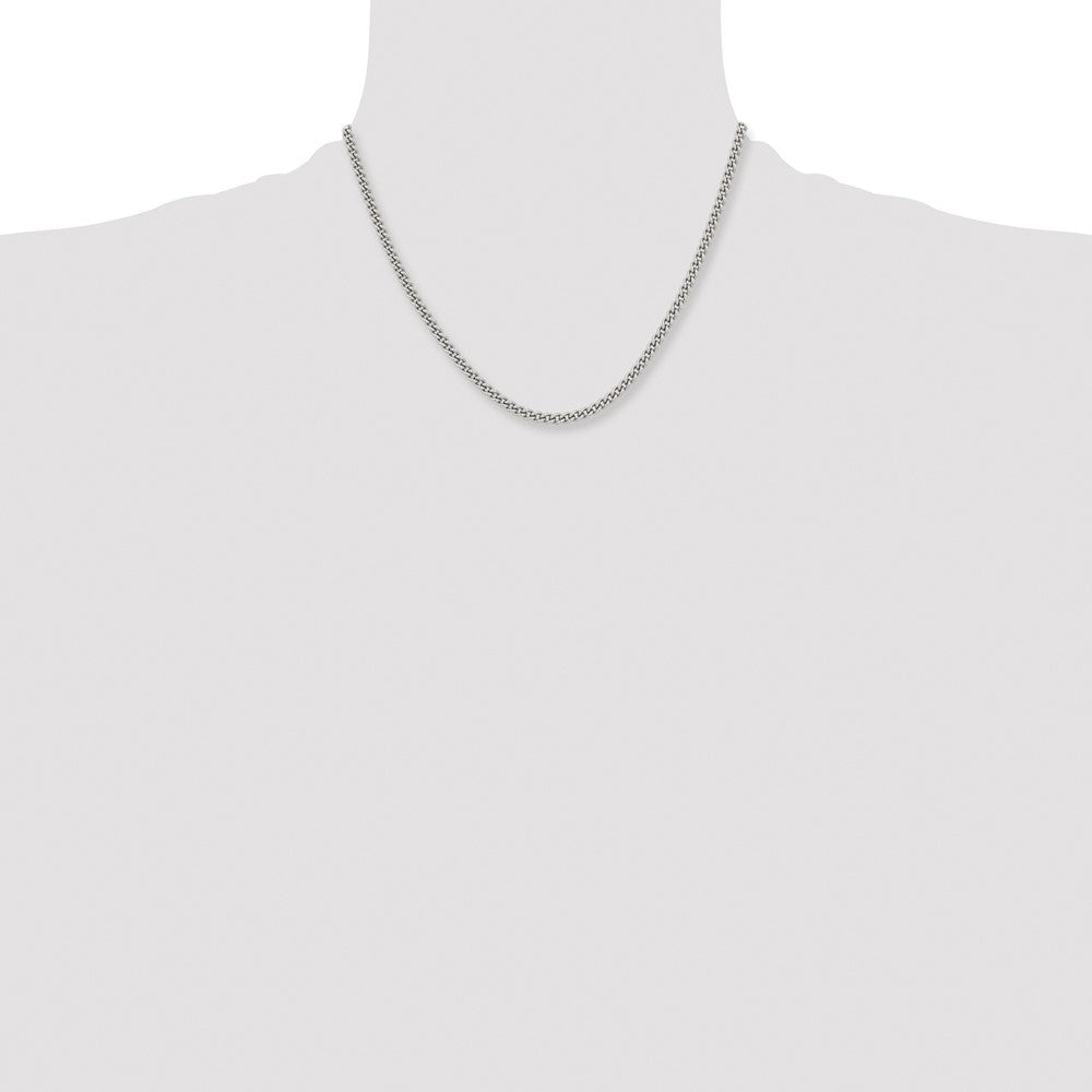 Chisel Stainless Steel Polished 4mm 18 inch Round Curb Chain