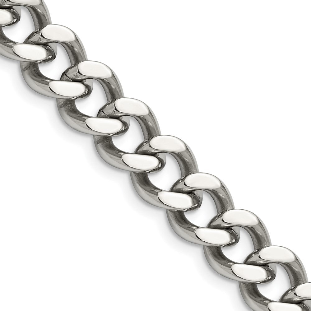 Chisel Stainless Steel Polished 11.5mm 22 inch Curb Chain