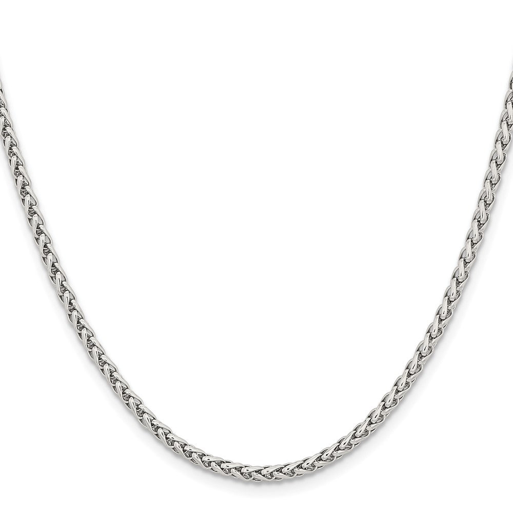 Chisel Stainless Steel Polished 3mm 24 inch Wheat Chain
