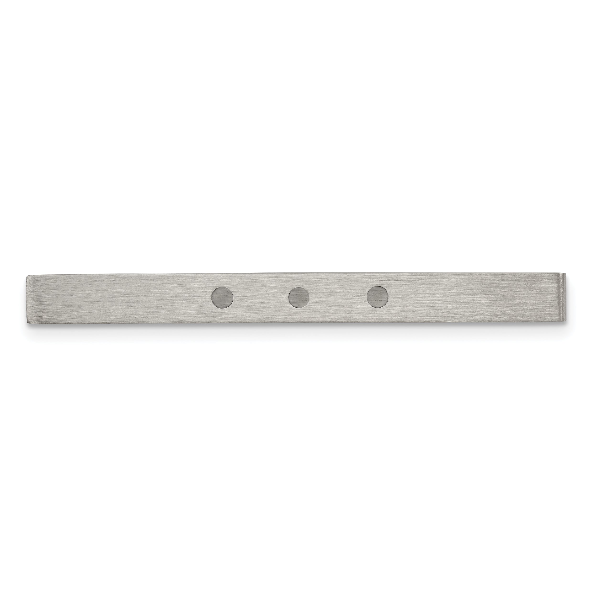 Chisel Stainless Steel Brushed With Resin Tie Bar