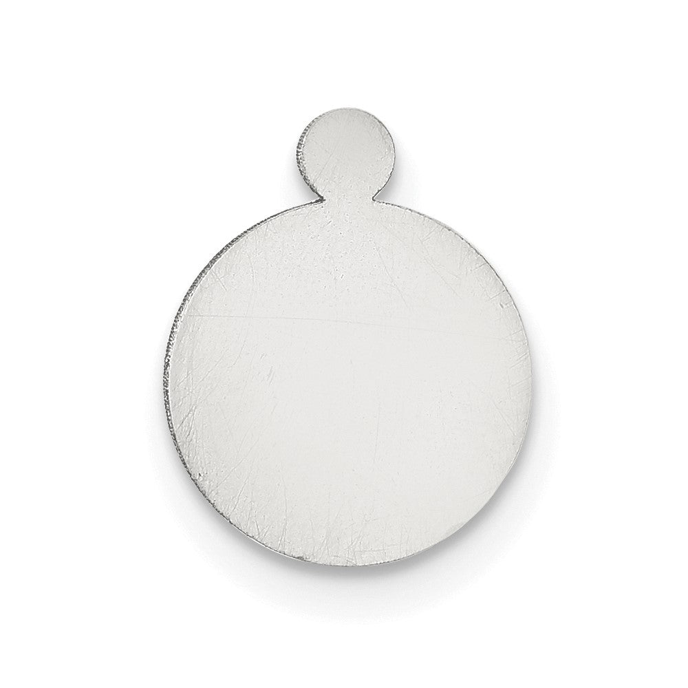 Sterling Silver Round w/Eyelet Stamping