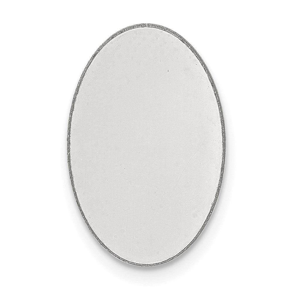 Sterling Silver Oval Stamping